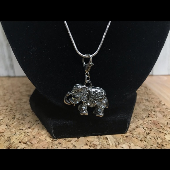 .925 Silver Necklace with a Swarovski Crystal Charm -$30 per necklace- - Picture 3 of 6